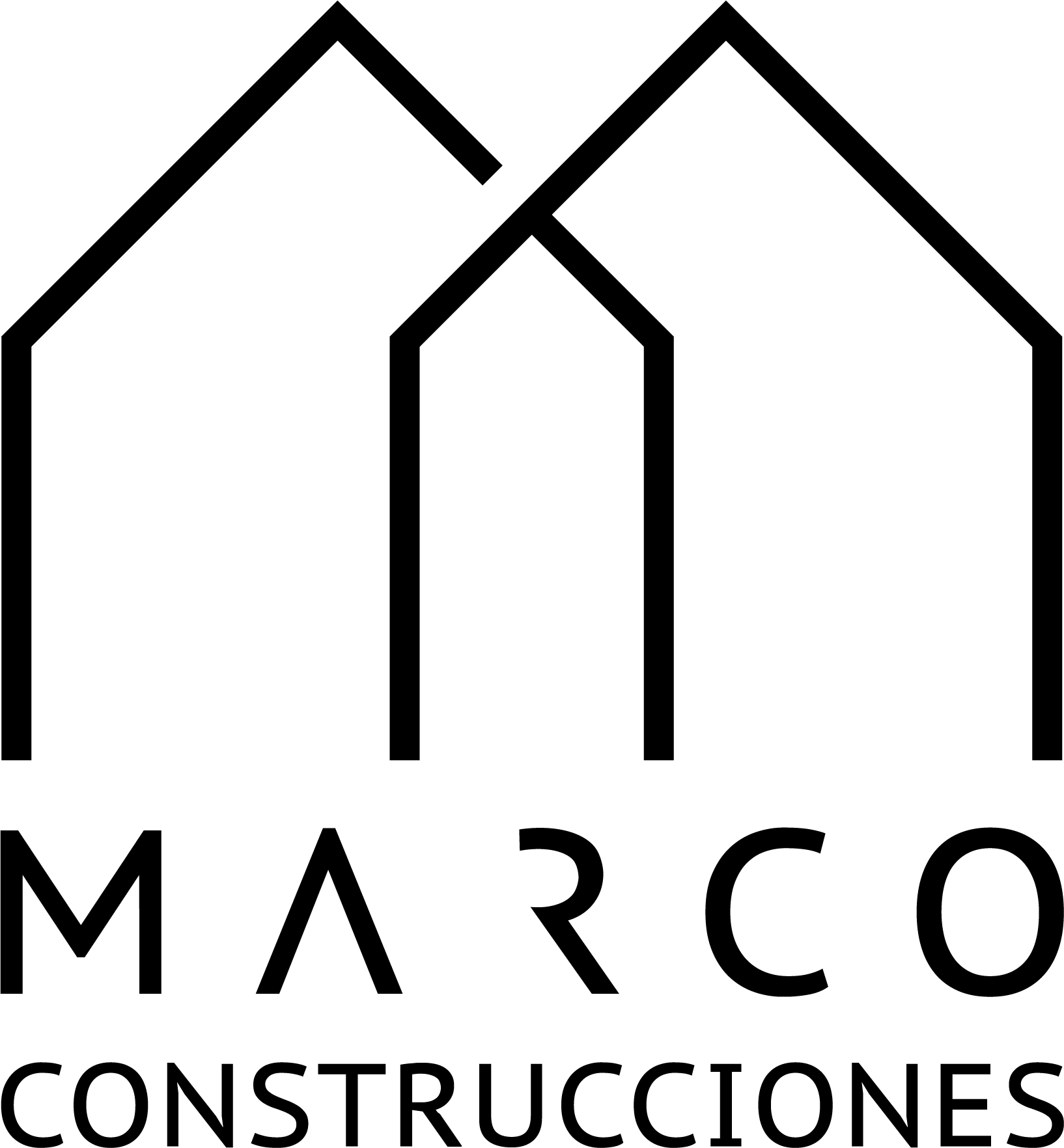 logotipo marco construcciones